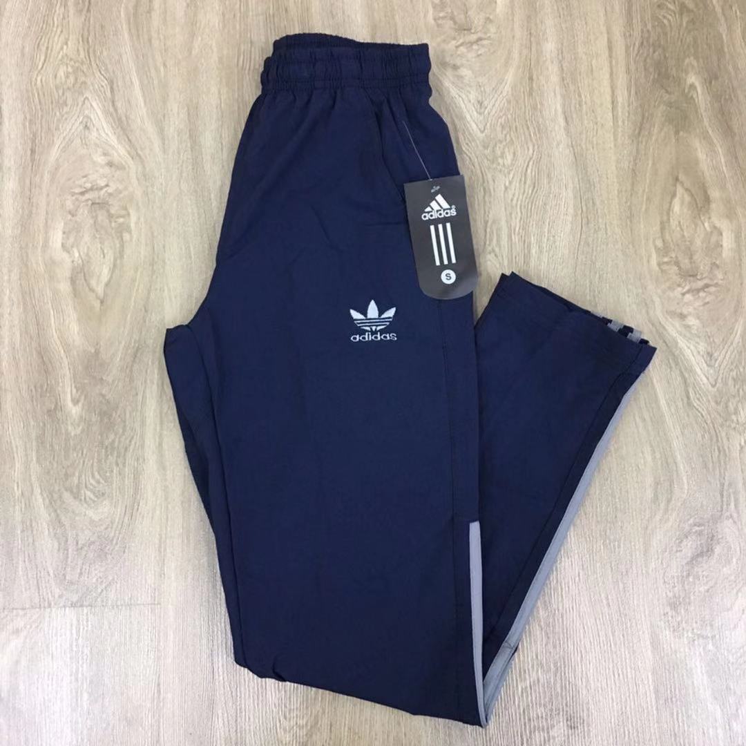 (BLUE M)A.didas Performance Unisex Pants Sportswear